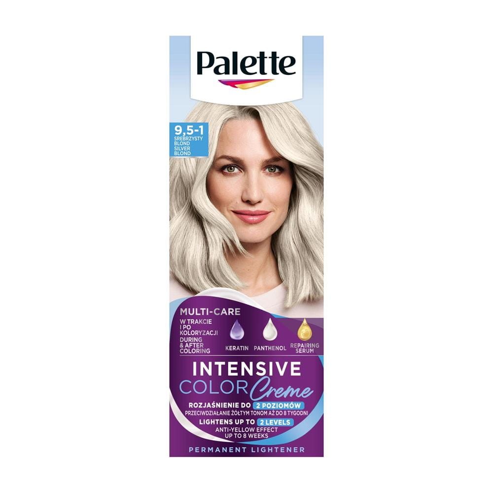 114172 PALETTE ICC INTENSIVE COLOR CREME FARBA KOLORYZUJĄCA C 9  SREBRNY BLOND 3838824197197