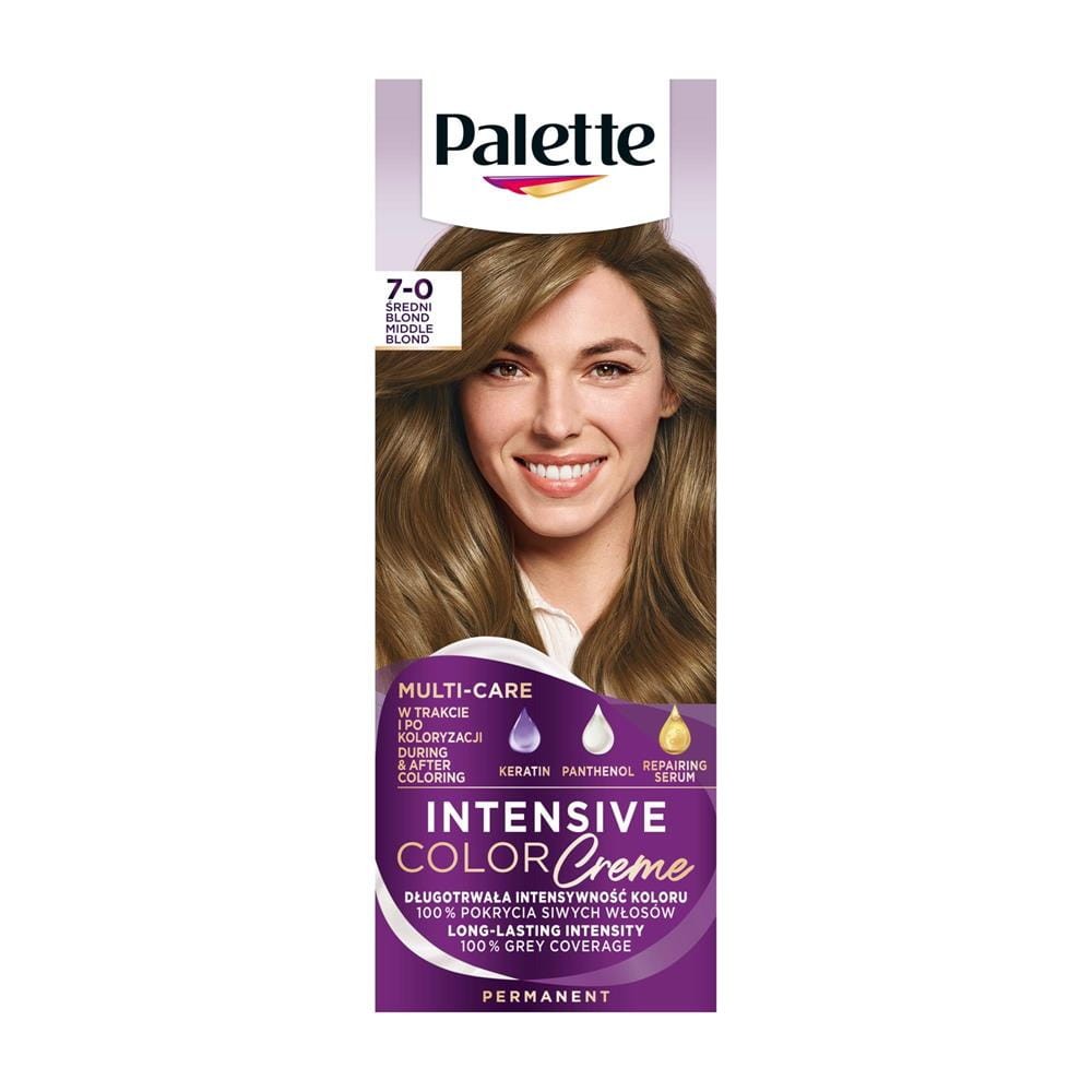 114176 PALETTE ICC INTENSIVE COLOR CREME FARBA KOLORYZUJĄCA N 6  ŚREDNI BLOND 3838824159614
