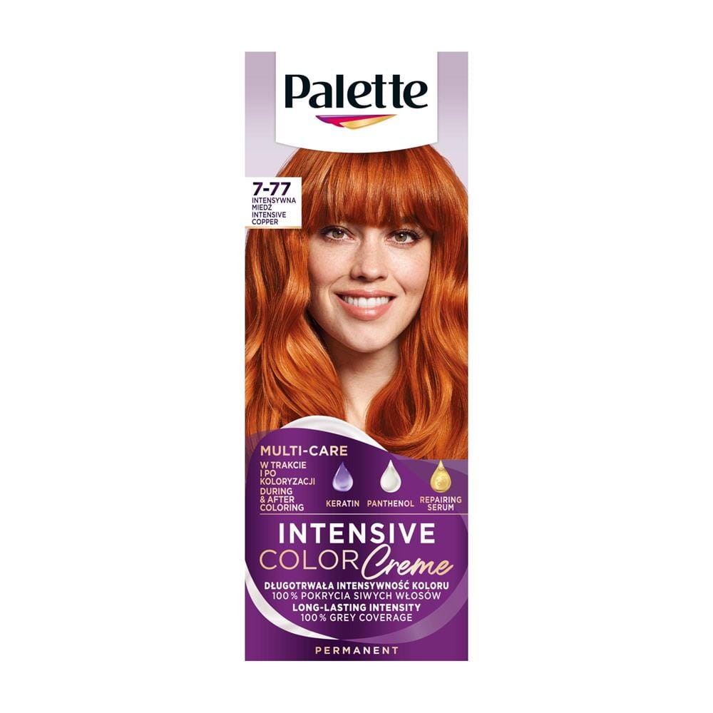 283877 PALETTE INTENSIVE COLOR CREME FARBA KOL 7-77 INTENSYWNA MIEDŹ/INTENSIVE COPPER 9000101706321