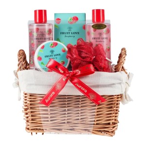 293713 AURORA KOMPLET FRUIT LOVE RASPBERRY KOSZYK 5-ELEMENTÓW 5060411615373