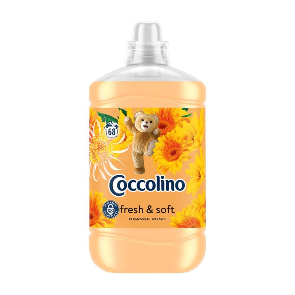 291145 COCCOLINO PŁYN DO PŁUKANIA 68P 1.7L FRESH&amp;SOFT ORANGE RUSH 8720181410659