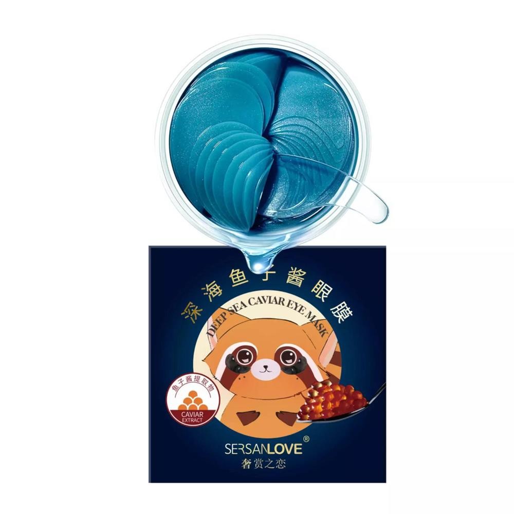 294449 SERSANLOVE PŁATKI POD OCZY HYDROŻELOWE 60 SZT. DEEP SEA CAVIAR 6972257071024