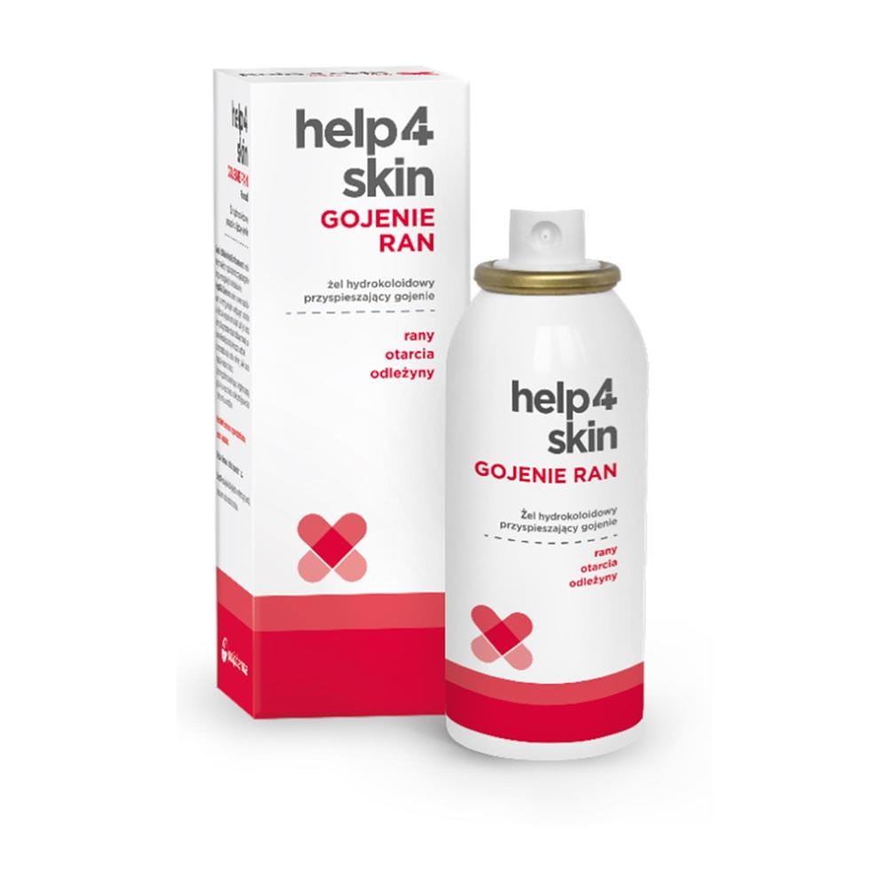 295179 HELP4SKIN ŻEL NA GOJENIE RAN 75G RANY,OTARCIA,ODLEŻYNY 5903060614024