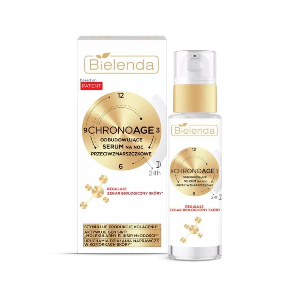 288565 BIELENDA CHRONO AGE 24H SERUM DO TWARZY 30ML ODBUDOWUJĄCE PRZECIWZMARSZCZKOWE NOC 5902169052652