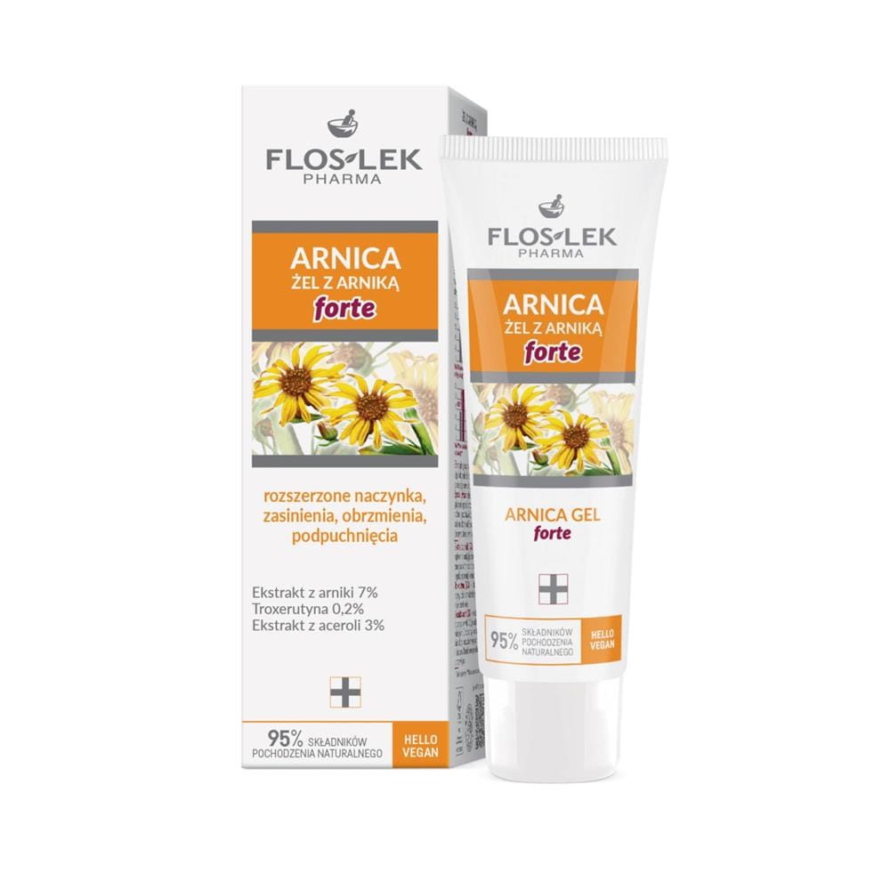 196124 FLOS-LEK ARNICA ŻEL DO TWARZY 50ML FORTE 5905043004334