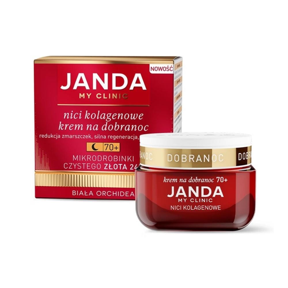 292288 JANDA NICI KOLAGENOWE 70+ KREM DO TWARZY 50ML NOC RED.ZMARSZCZEK,REGENERACJA,ODŻYWIENIE 5905159910925