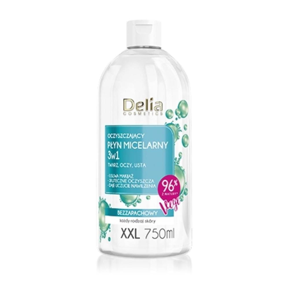 294780 DELIA PŁYN MICELARNY 750ML OCZYSZCZAJĄCY KAŻDY RODZAJ SKÓRY 5906750806501