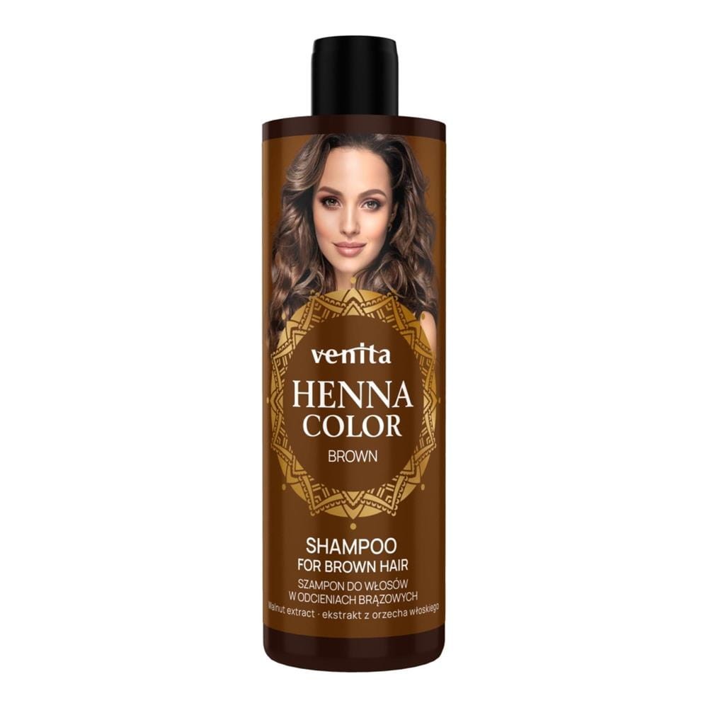 295086 VENITA HENNA COLOR SZAMPON DO WŁOSÓW 300ML BROWN BRĄZOWE 5902101521468