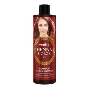 VENITA HENNA COLOR SZAMPON DO WŁOSÓW 300ML RED CZERWIENIE,RUDOŚCI