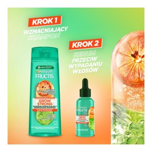 277584 FRUCTIS SZAMPON DO WŁOSÓW 400ML GROW STRONG ORANGE WZMACNIAJĄCY CIENKIE Z TEND.DO WYPADANIA 3600542479295