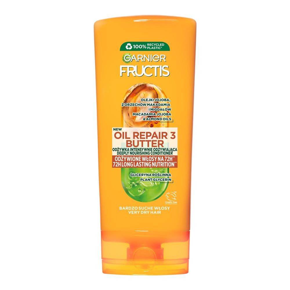 214692 Garnier FRUCTIS ODŻYWKA DO WŁOSÓW 200ML OIL REPAIR 3 BUTTER 3600542043236