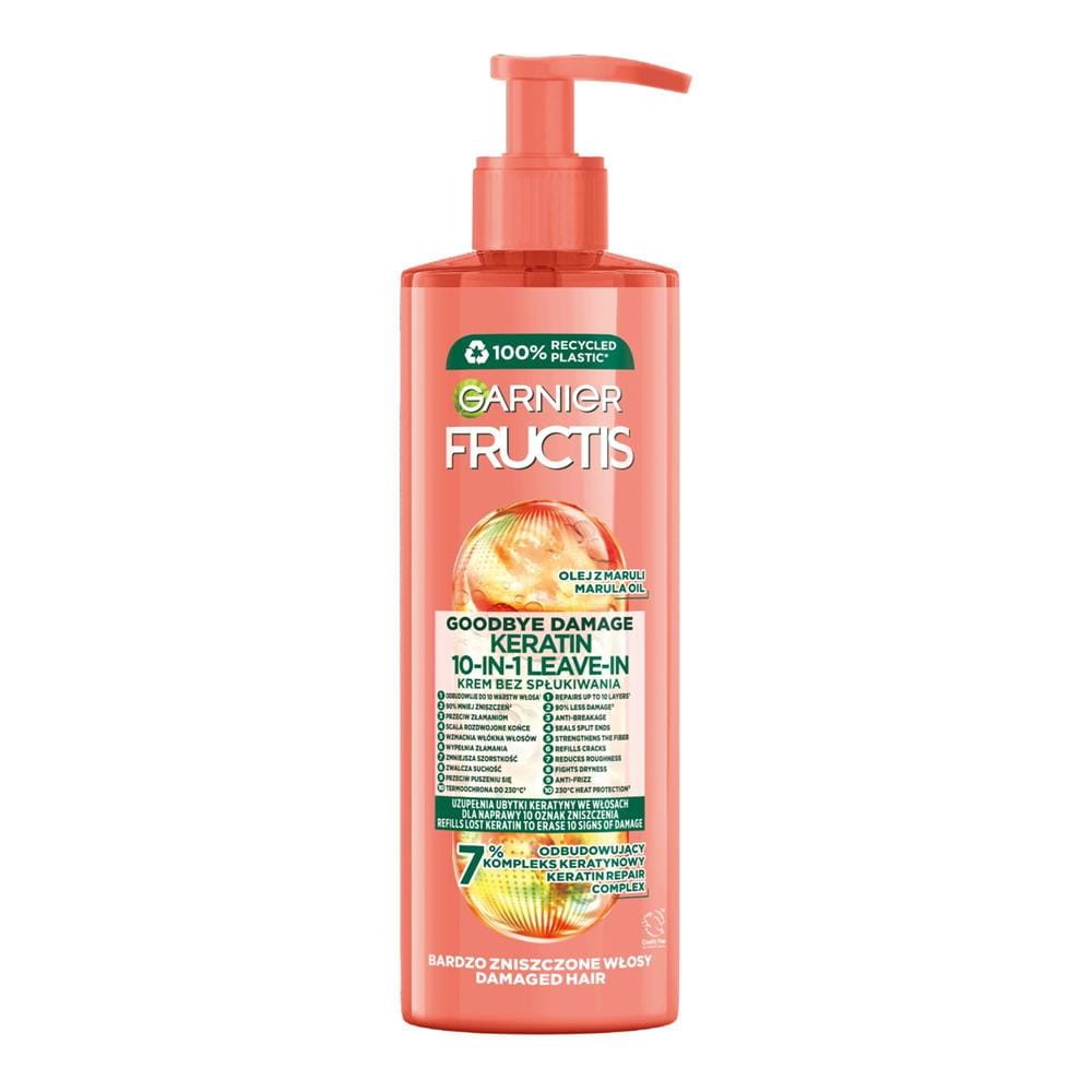 234607 Garnier FRUCTIS KREM DO WŁOSÓW 400ML DAMAGE ERASER 10W1 3600542225373