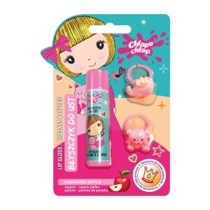 CHLAPU CHLAP BŁYSZCZYK DO UST Z PIERŚCIONKIEM RAJSKIE JABŁKO