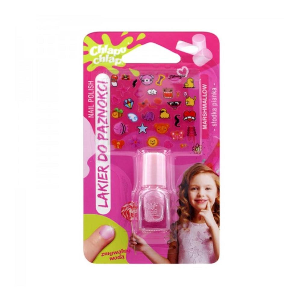 262259 CHLAPU CHLAP LAKIER DO PAZNOKCI SŁODKA PIANKA 2ML RÓŻOWY 5901571010021