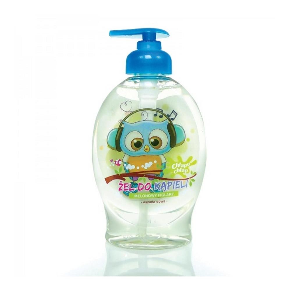 265460 CHLAPU CHLAP ŻEL DO KĄPIELI 384ML WESOŁE SOWY MELONOWY FIGLARZ 5901738827332