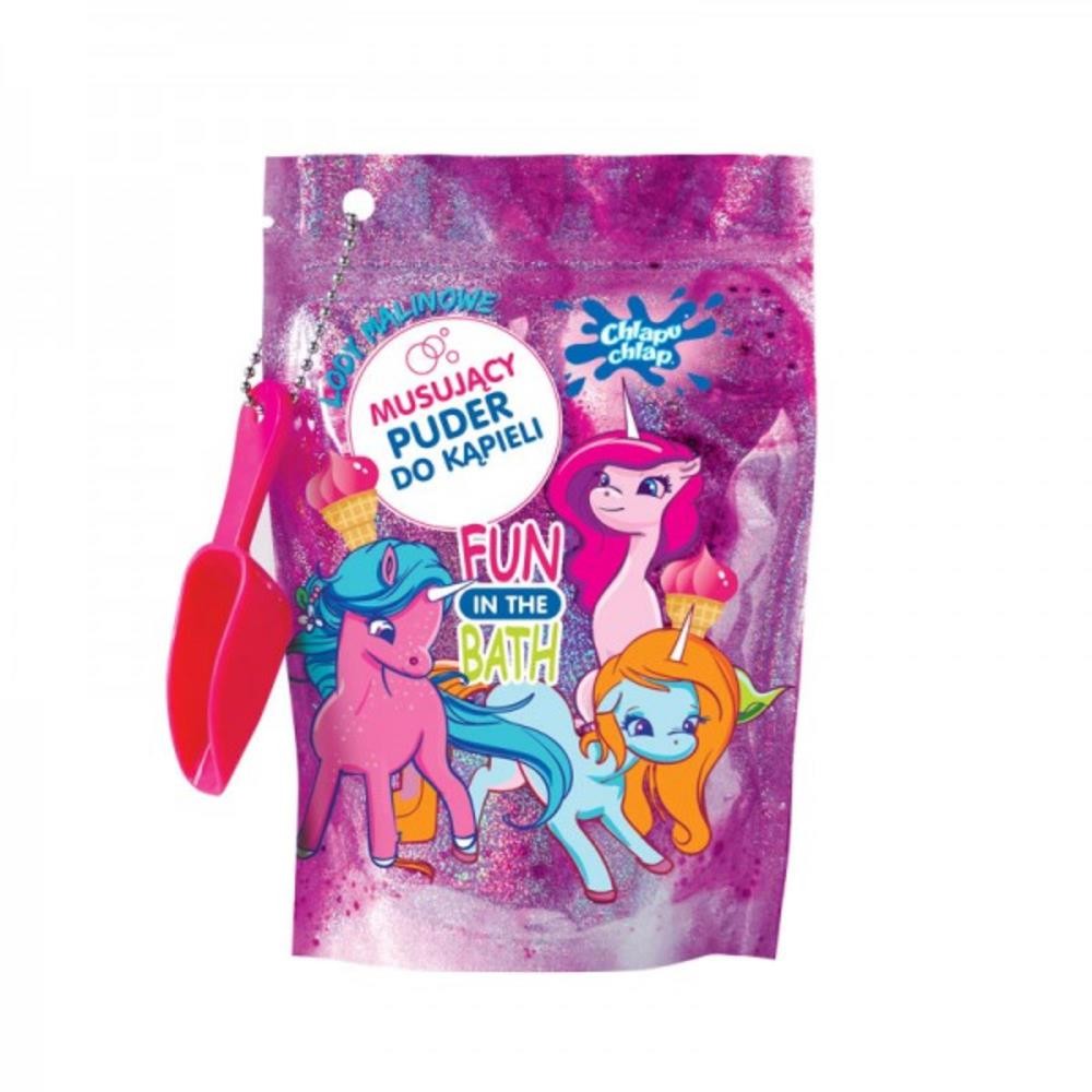 236758 CHLAPU CHLAP PUDER DO KĄPIELI 150G LODY MALINOWE 5901738828049