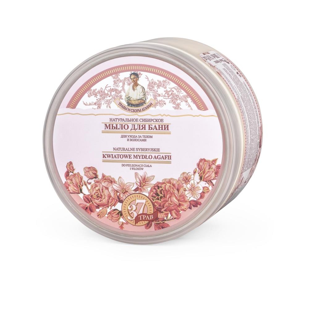 204937 BABCIA AGAFIA MYDŁO W PŁYNIE 500ML NATURALNE KWIATOWE NA BAZIE 37 ZIÓŁ 4744183014220