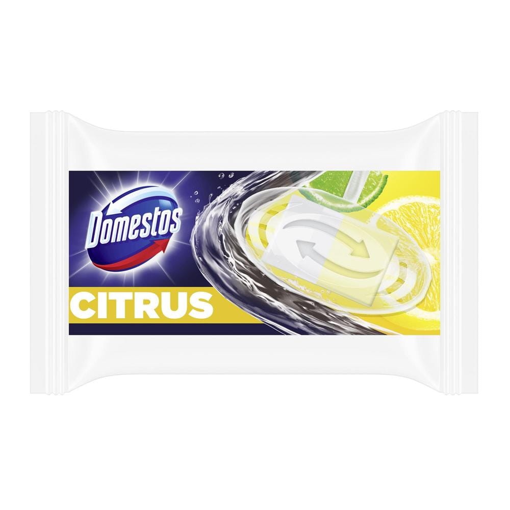 296340 DOMESTOS ZAPAS DO WC 35G 3W1 CITRUS 8720182778741