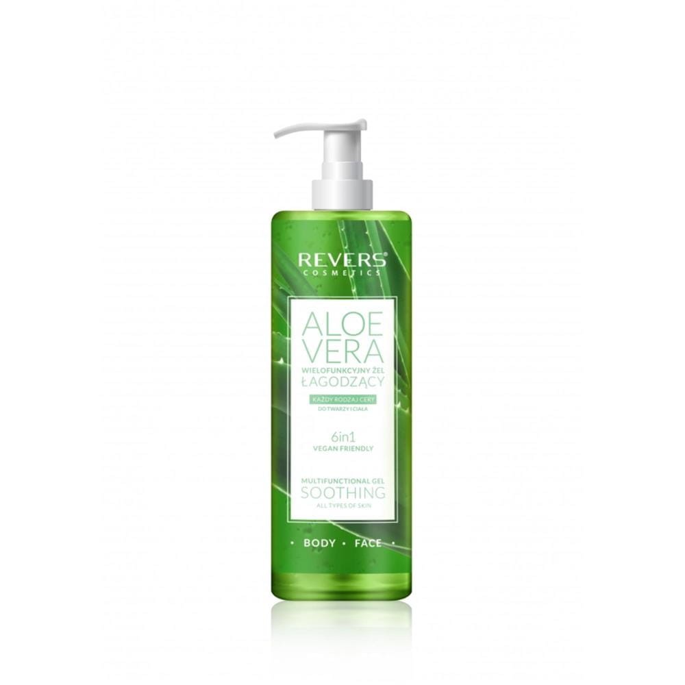 288826 REVERS ALOE VERA ŻEL DO TWARZY I CIAŁA 400ML WIELOFUNKCYJNY ŁAGODZĄCY KAŻDY RODZAJ CERY 5902815195702