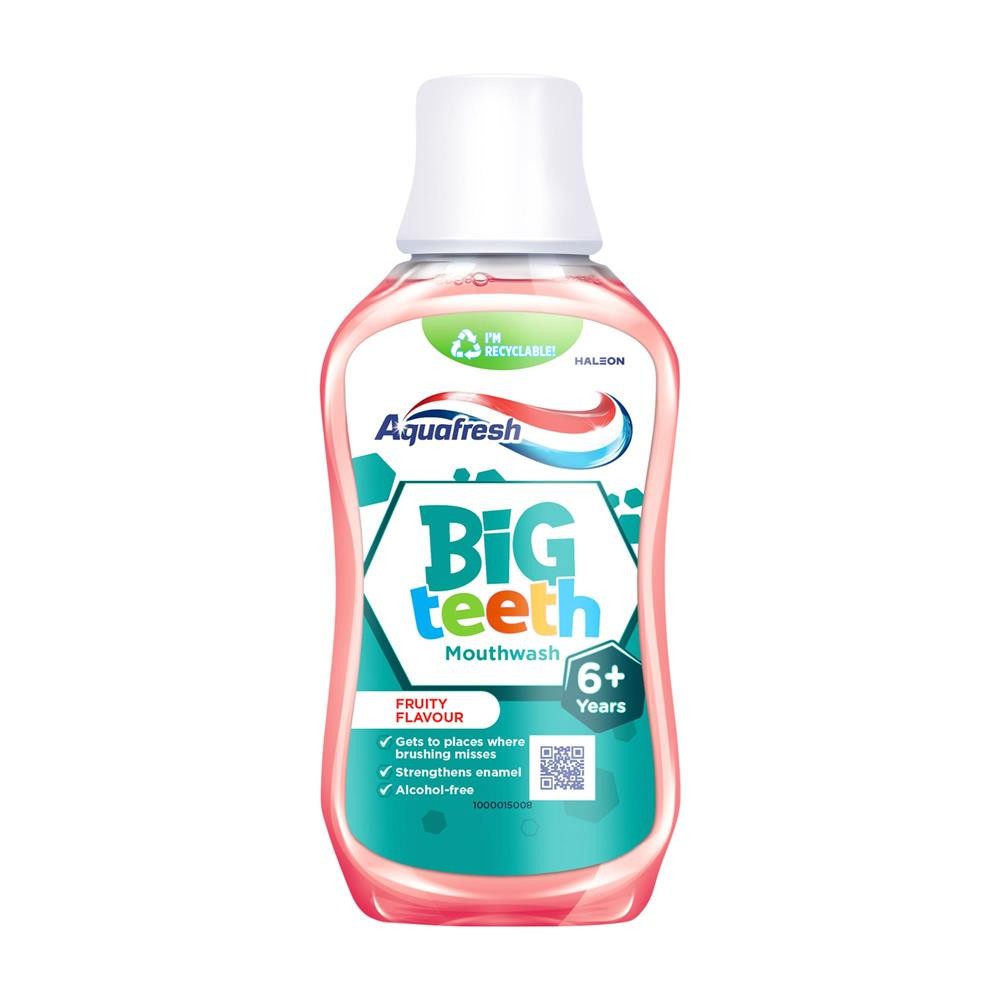295213 AQUAFRESH PŁYN DO PŁUKANIA UST 300ML BIG TEETH OWOCOWY 5054563159052