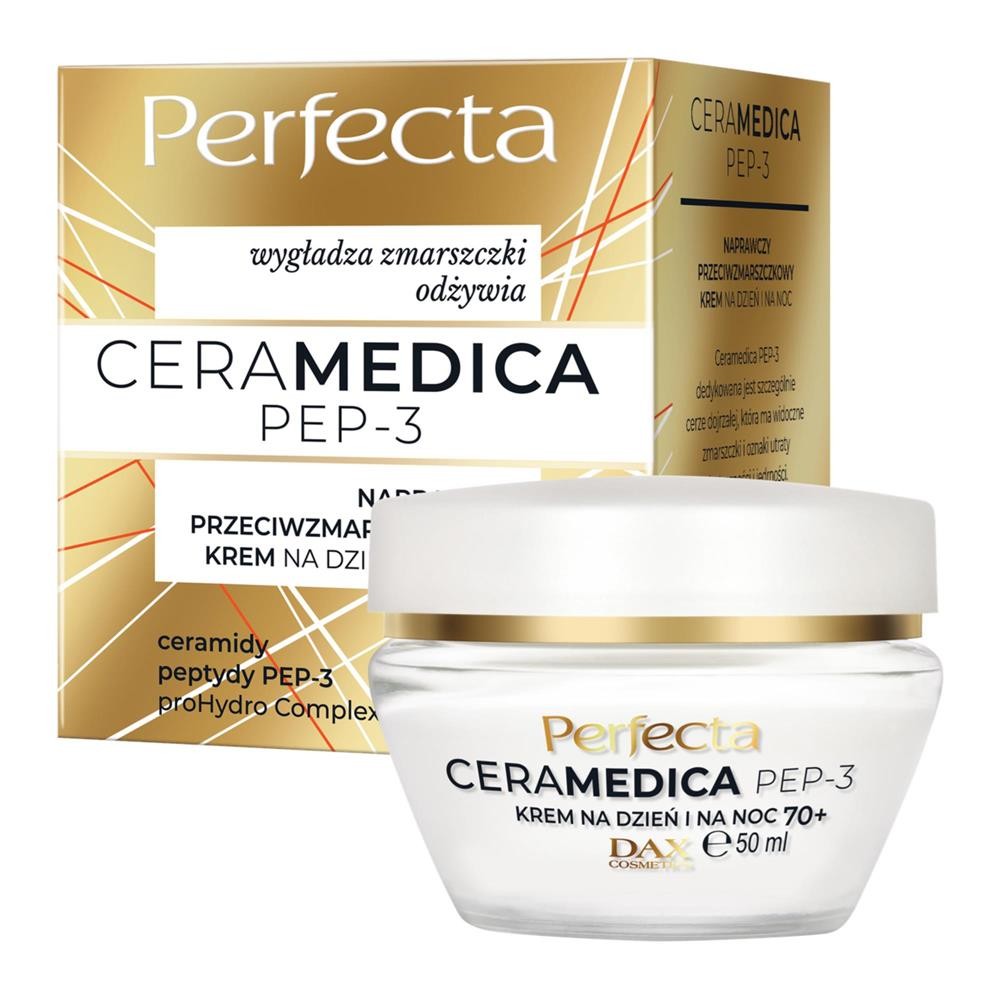 295966 DAX PERFECTA CERAMEDICA PEP3 70+ KREM DO TWARZY 50ML 5900525083500