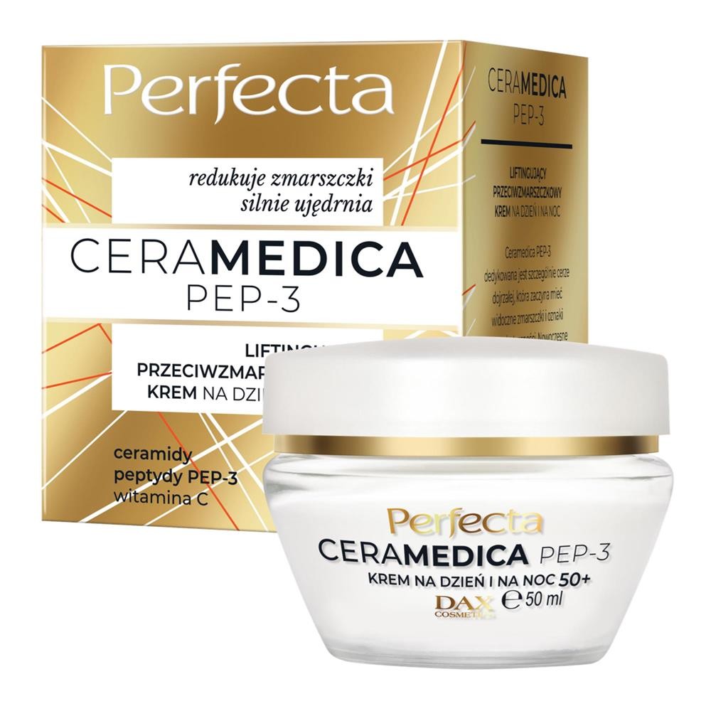 295947 DAX PERFECTA CERAMEDICA PEP3 50+ KREM DO TWARZY 50ML 5900525083487