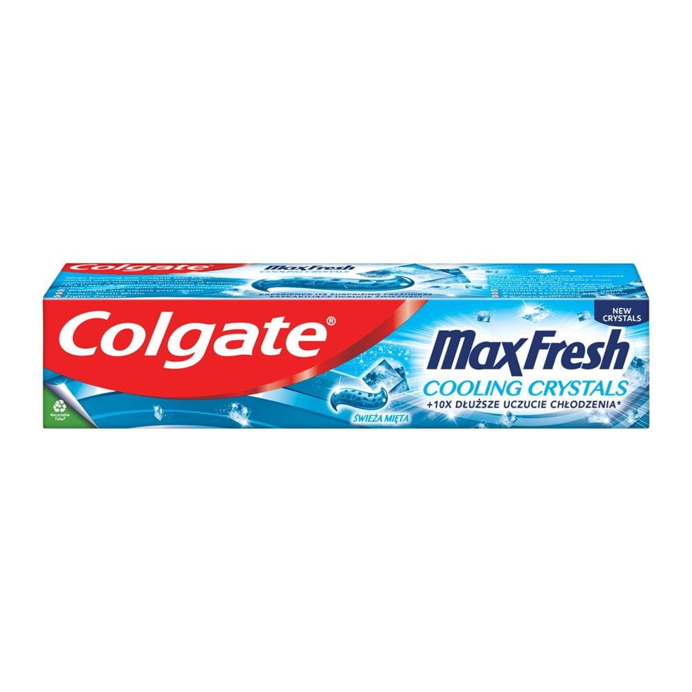 292531 COLGATE PASTA DO ZĘBÓW  75ML MAX FRESH COOLING CRYSTALS ŚWIEŻA MIĘTA 8718951313255