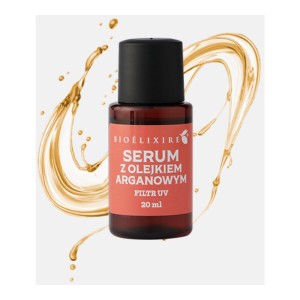 BIOELIXIRE SERUM DO WŁOSÓW Z OLEJKIEM ARGANOWYM 20ML FILTR UV REGENERACJA, NAWILŻENIE, PRZECIWSTARZENIE 8008277139074