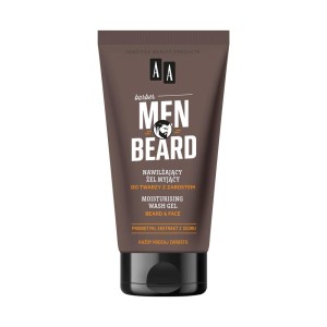297012 AA MEN BEARD ŻEL DO MYCIA TWARZY Z ZAROSTEM 150ML NAWILŻAJĄCY 5900116100258