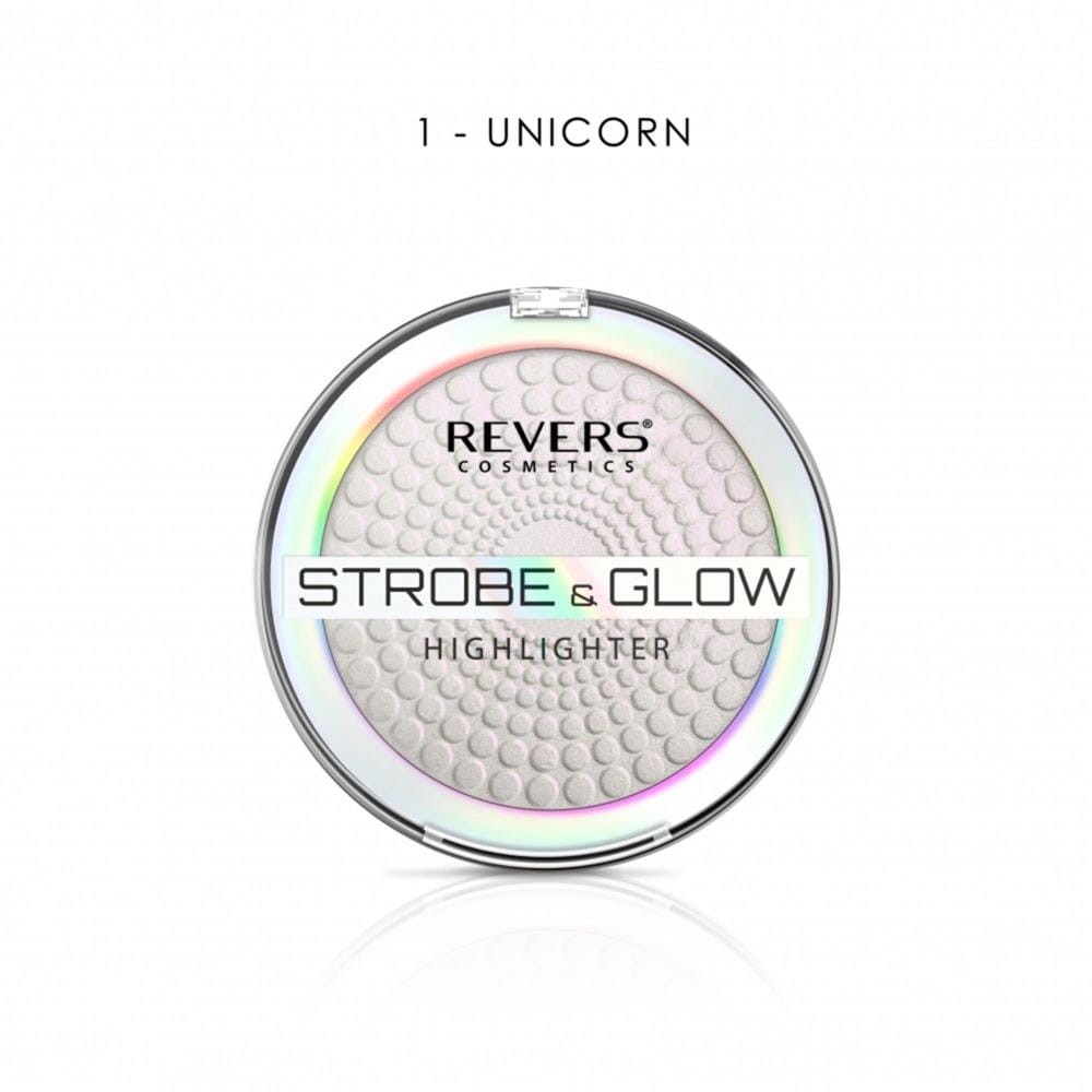 287411 REVERS ROZŚWIETLACZ DO TWARZY 1KOL STROBE&amp;GLOW 01 UNICORN 5902815167372