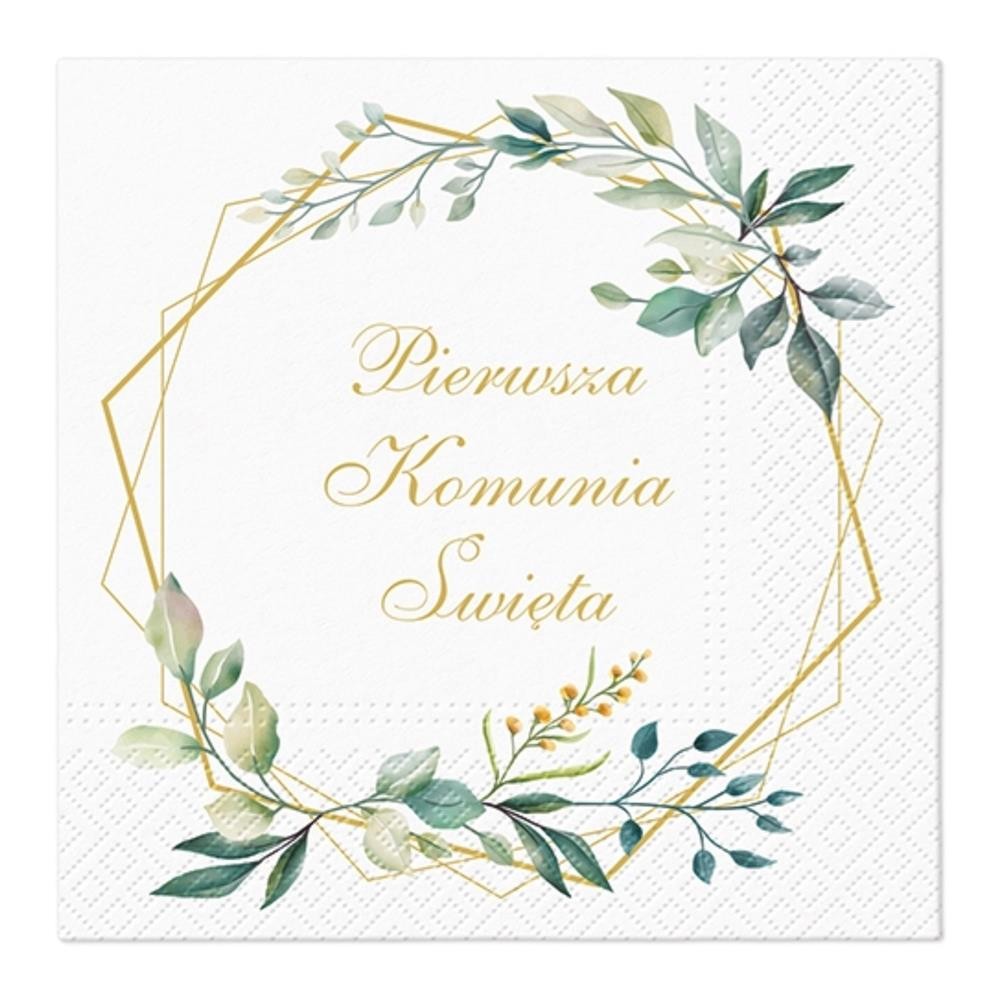 296859 PAW SERWETKI 33X33 20 SZT. KOMUNIA SDL127820 5906360897197