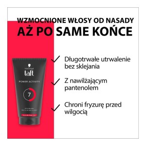 292987 TAFT ŻEL DO WŁOSÓW 150ML POWER ACTIVITY 9 9000101723229