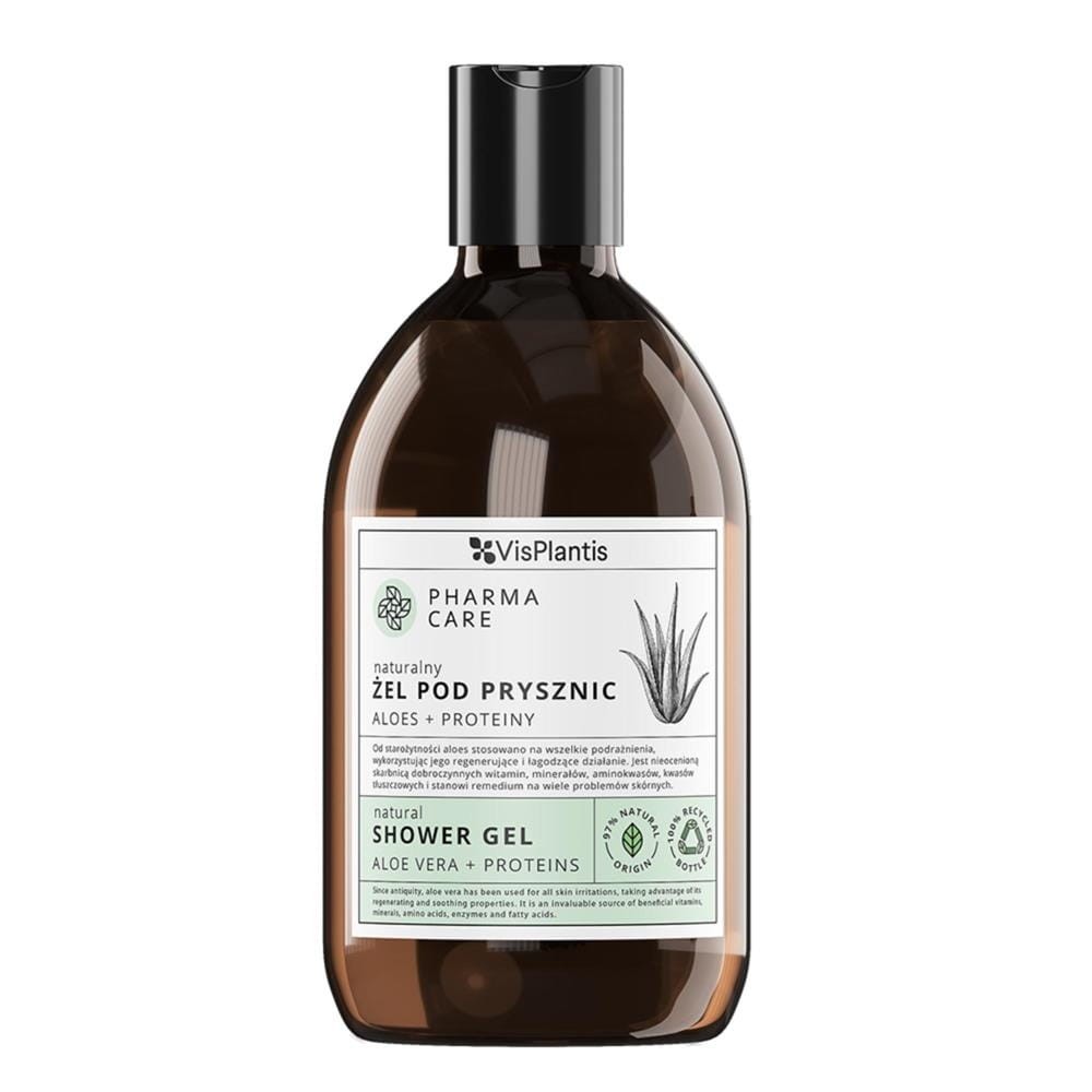 290814 VIS PLANTIS PHARMA CARE ŻEL POD PRYSZNIC 500ML ALOES+PROTEINY 5907618136136