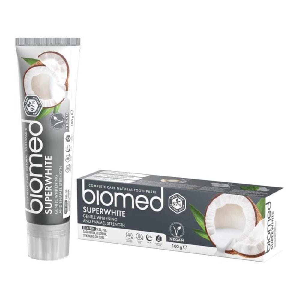 212468 BIOMED PASTA DO ZĘBÓW 100ML SUPER WHITE 7640170370058