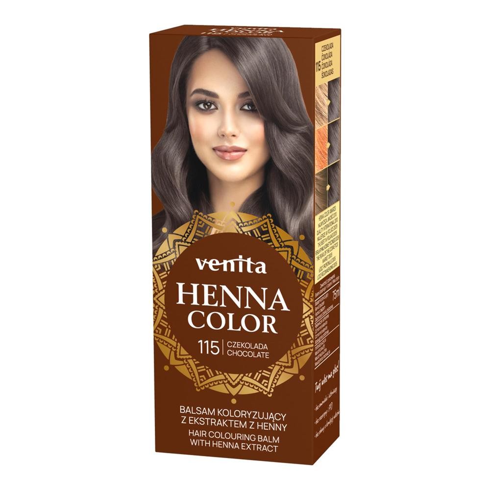 109452 VENITA HENNA COLOR DO WŁOSÓW TUBA 115 CZEKOLADA 5902101000161