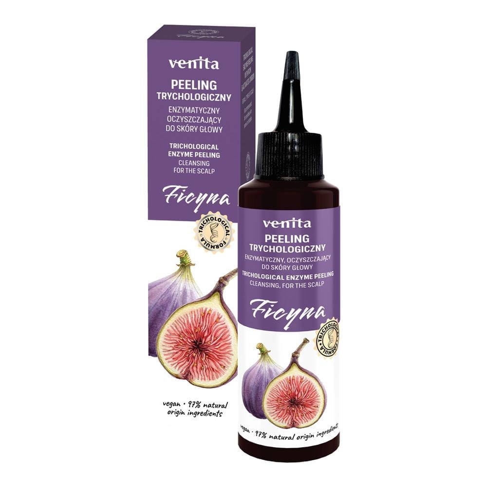 296155 VENITA TRYCHOLOGICZNY PEELING DO SKÓRY GŁOWY 100ML FICYNA ENZYMATYCZNY,OCZYSZCZAJĄCY 5902101521628