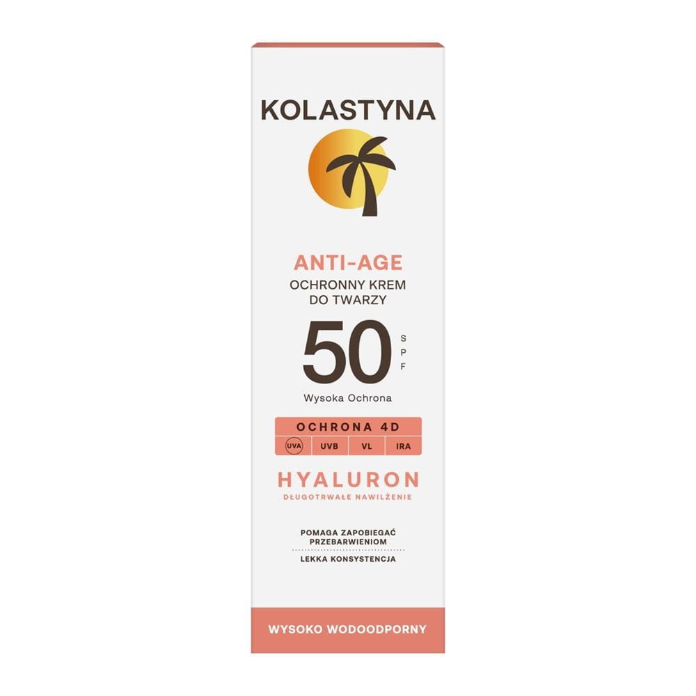 296612 KOLASTYNA SUN ANTI-AGE KREM DO OPALANIA 50ML SPF 50 5900536355603