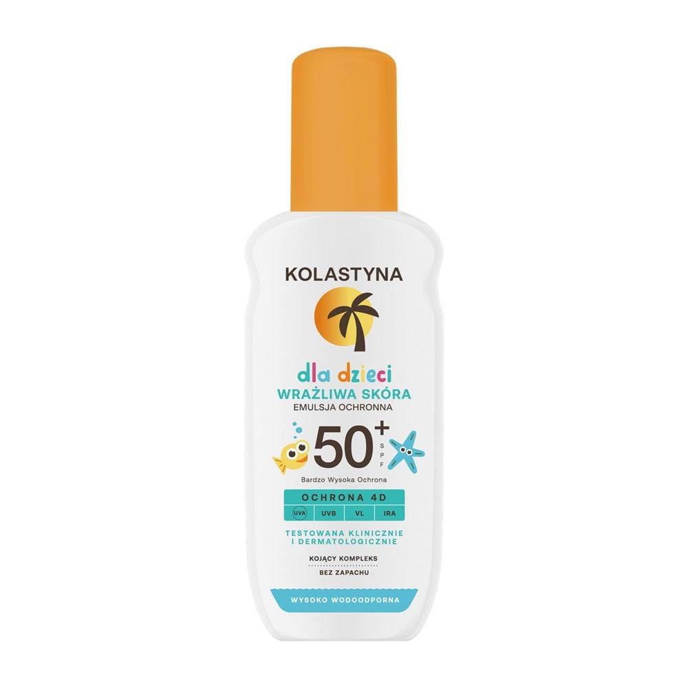296607 KOLASTYNA SUN DLA DZIECI WRAŻLIWA SKÓRA EMULSJA DO OPALANIA W SPRAYU 150ML SPF 50+ 5900536355368