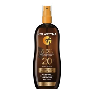 KOLASTYNA SUN OCHRONA I OPALANIE OLEJEK DO OPALANIA 150ML SPF 20 ODŻYWCZY NAWILŻAJĄCY