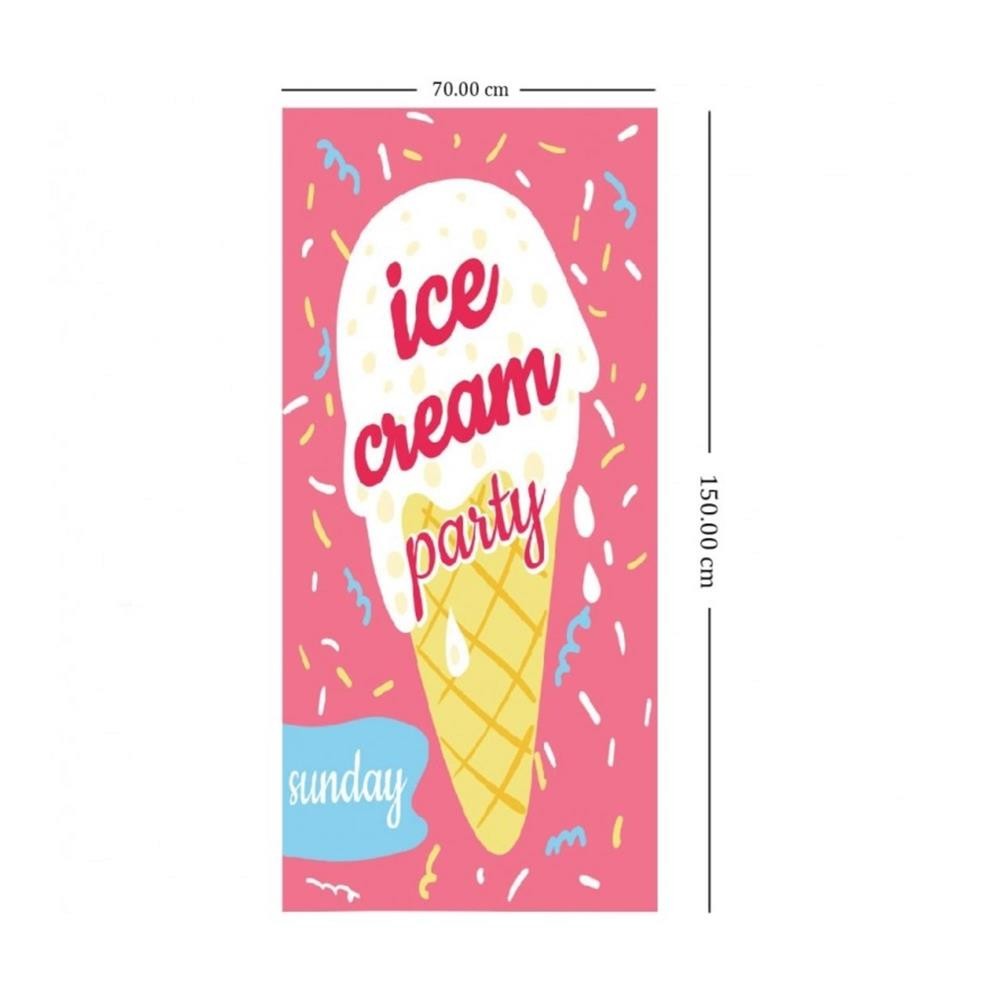 297704 RĘCZNIK PLAŻOWY 150X70 ICE CREAM PARTY 5903678553319
