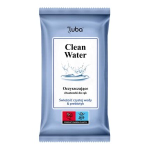 296513 LUBA CHUSTECZKI NAWILŻANE 15 SZT. CLEAN WATER 5903968221690