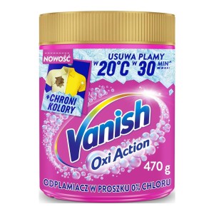 240206 VANISH ODPLAMIACZ W PROSZKU  470G OXY ACTION PINK 5900627081725