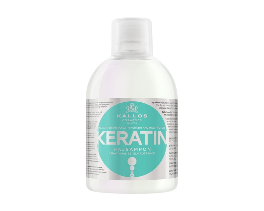 298879 KALLOS KERATIN SZAMPON DO WŁOSÓW 1L 5998889508432