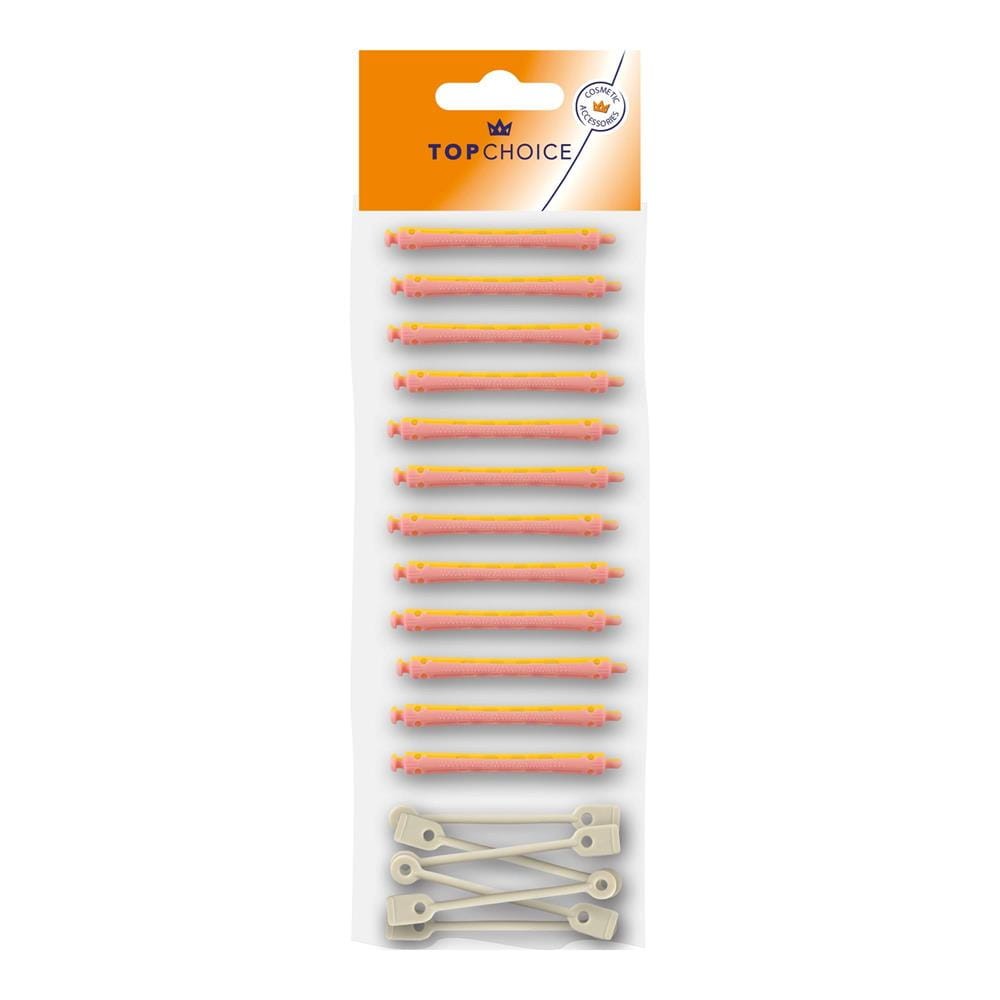 214274 TOP CHOICE KOŁKI DO TRWAŁEJ ONDULACJI PLASTIK XS 12 SZT. 65149 5905710065149