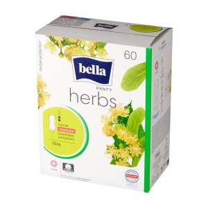 297625 BELLA WKŁADKI HIGIENICZNE HERBS DEO FRESH TILIA NORMAL 60 SZT. 5900516714406