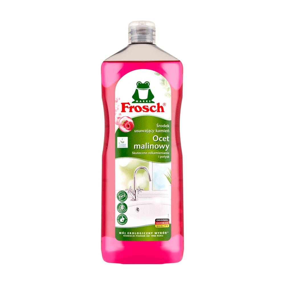 294550 FROSCH PŁYN DO CZYSZCZENIA 1L OCET MALINOWY USUWAJĄCY KAMIEŃ 4009175965288