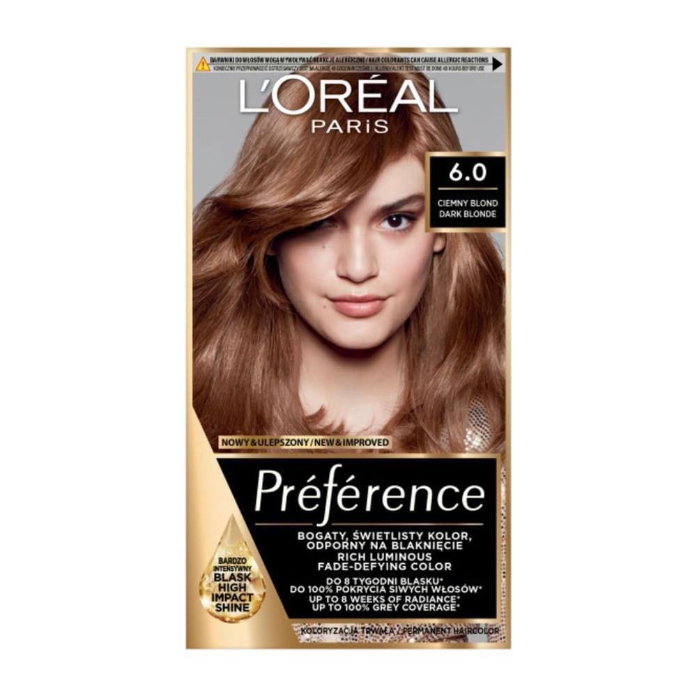 402264 PREFERENCE FARBA KOL 6.0 CIEMNY BLOND/DARK BLONDE 3600524172633
