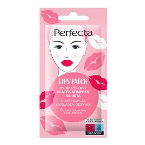 PERFECTA LIPS PATCH HYDROŻELOWY PŁATEK-KOMPRES NA USTA SILNIE NAWILŻA,WYGŁADZA,ODŻYWIA