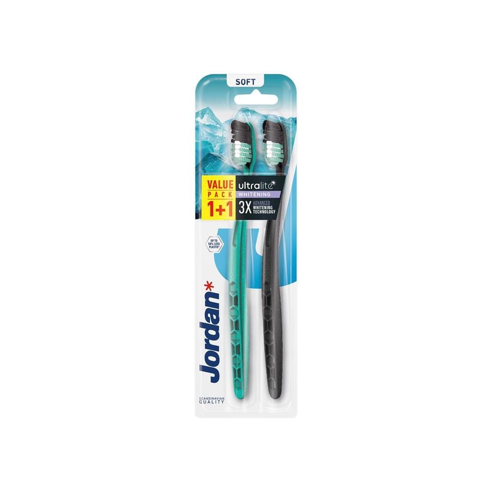 294413 JORDAN SZCZOTECZKA DO ZĘBÓW ULTRALITE WHITENING SOFT 2 SZT. 7070866038144