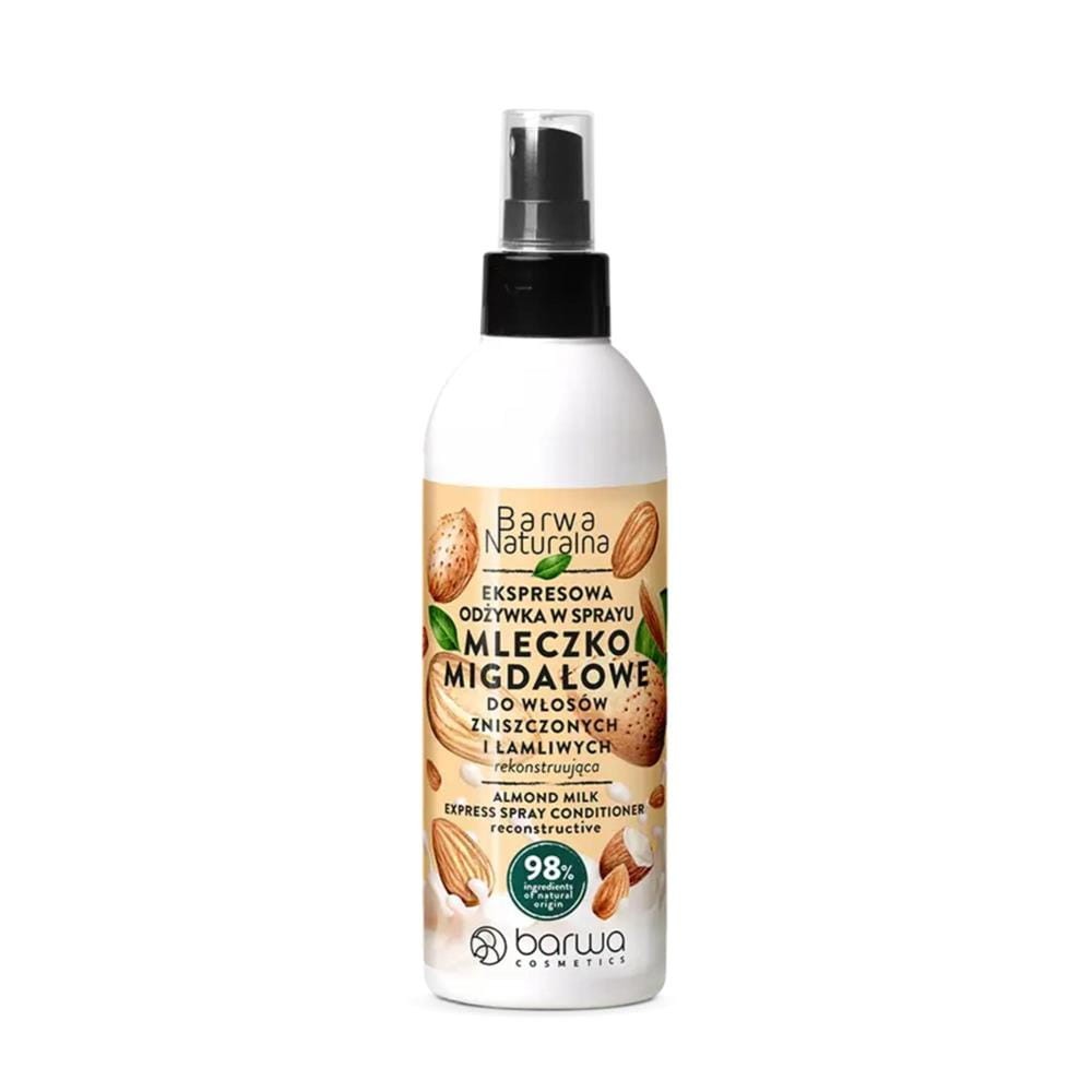 294592 BARWA NATURALNA ODŻYWKA DO WŁOSÓW 200ML SPRAY MLECZKO MIGDAŁOWE ZNISZCZONE,ŁAMLIWE 5905172333114
